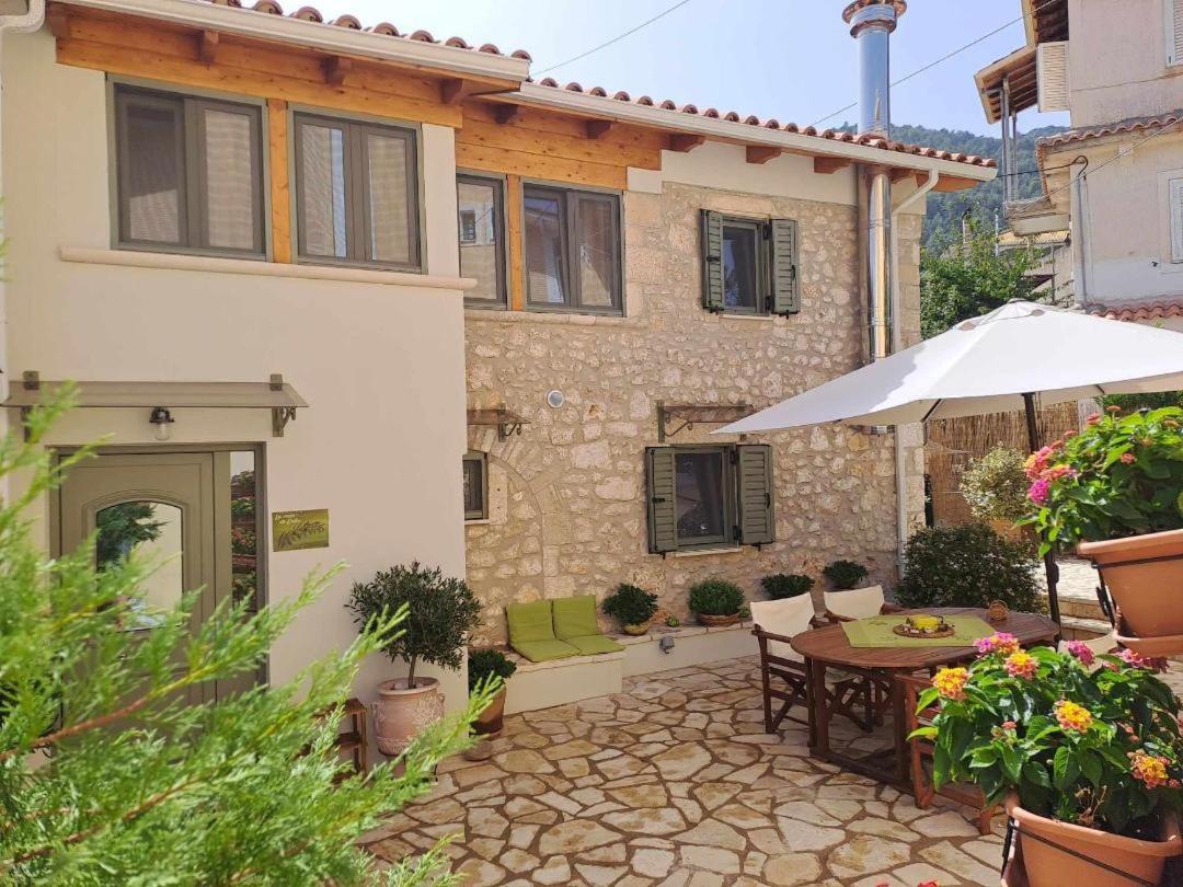 La Casa Di Bella A Tradional Stone House With Barbecue Villa Kariá Екстериор снимка