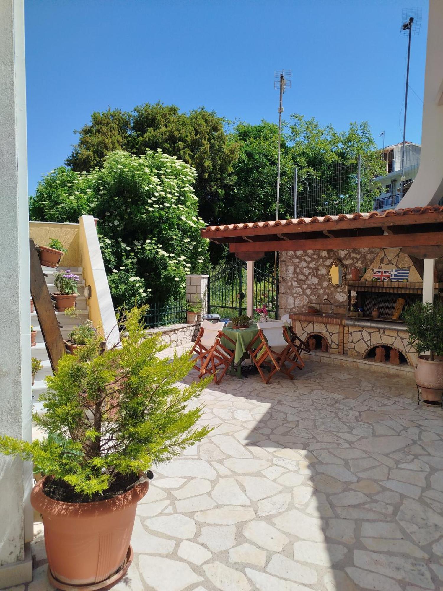 La Casa Di Bella A Tradional Stone House With Barbecue Villa Kariá Екстериор снимка